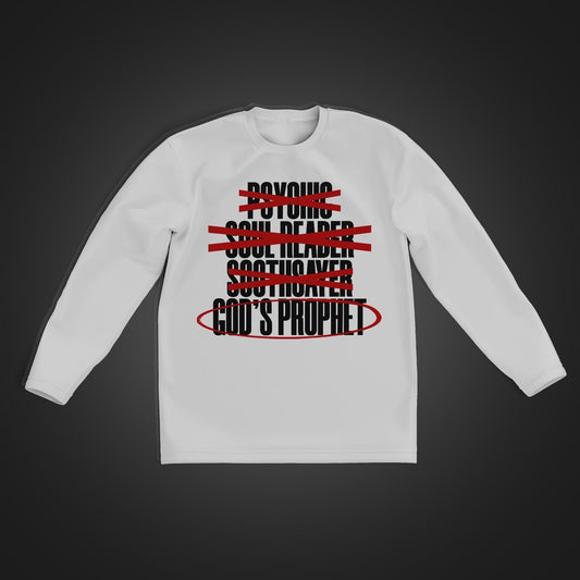 GOD’S PROPHET SWEATSHIRT WHITE