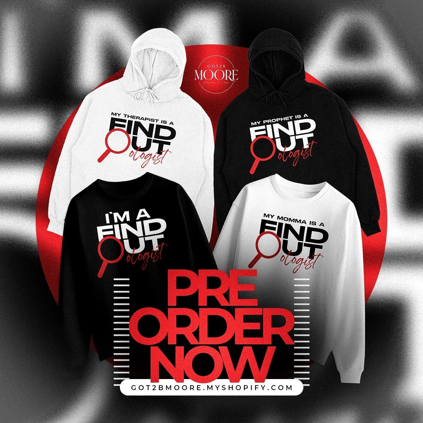 My Pastor is Find 🔍ut Ologist Hoodie White