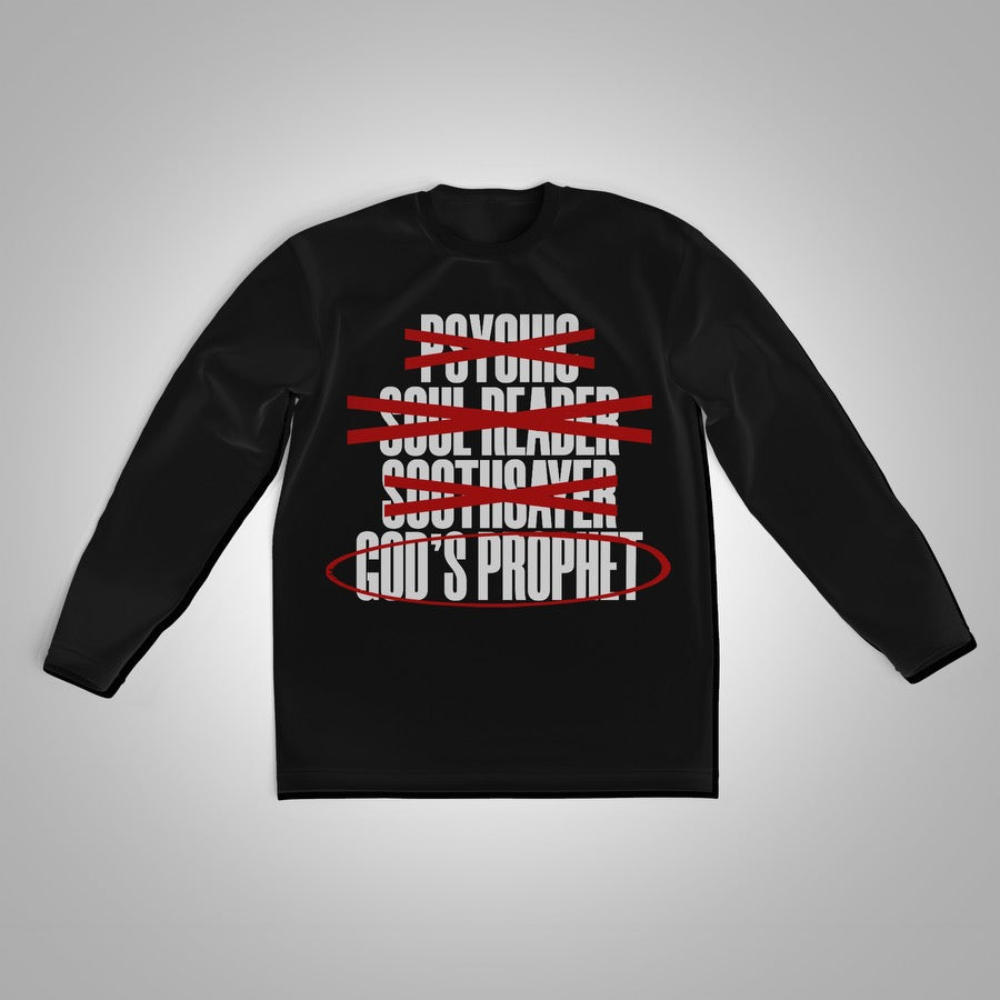 GOD’S PROPHET SWEATSHIRT BLACK