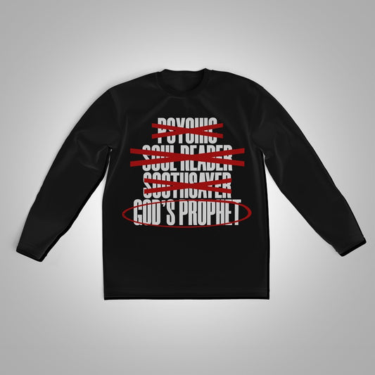 GOD’S PROPHET SWEATSHIRT BLACK