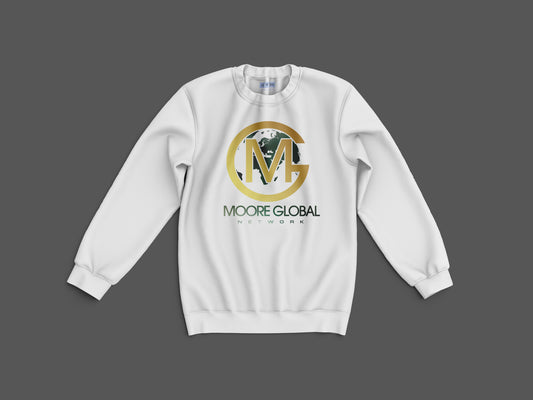 Moore Global White  Sweatshirt
