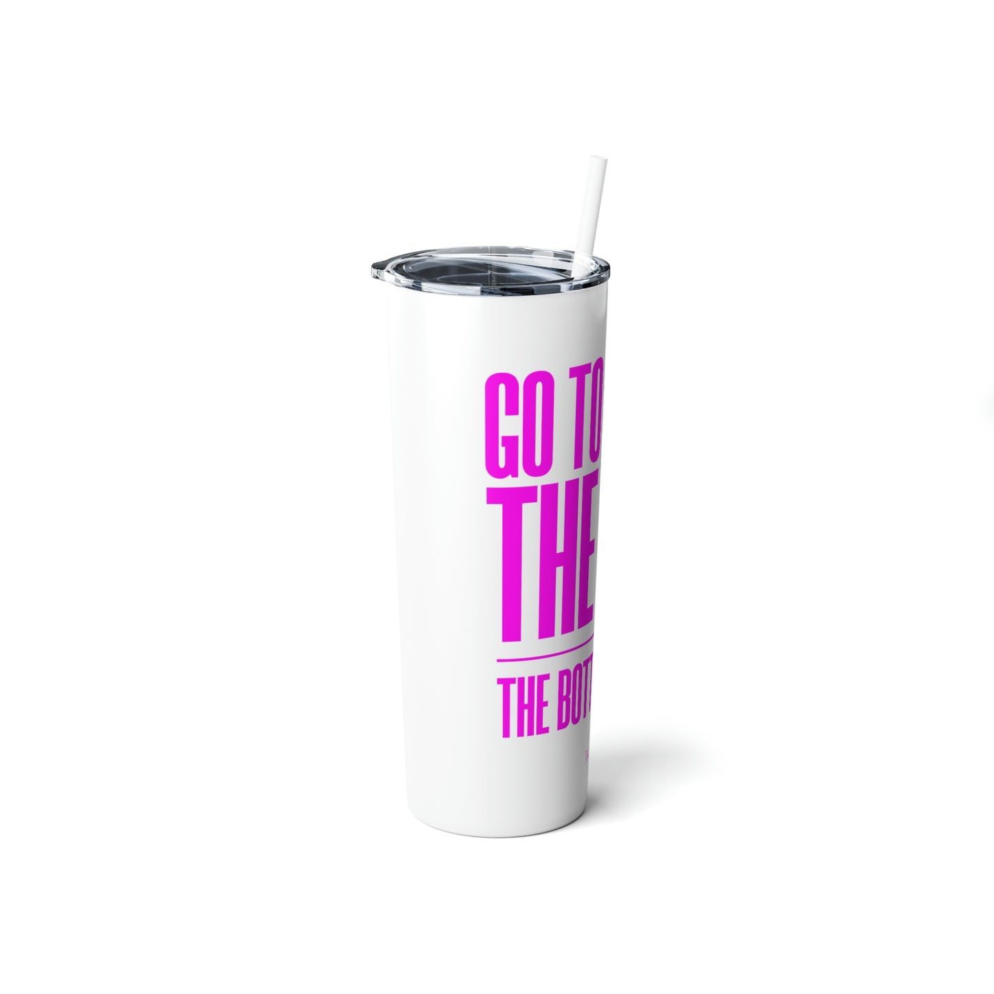 Signature Skinny Steel Tumbler with Straw, 20oz