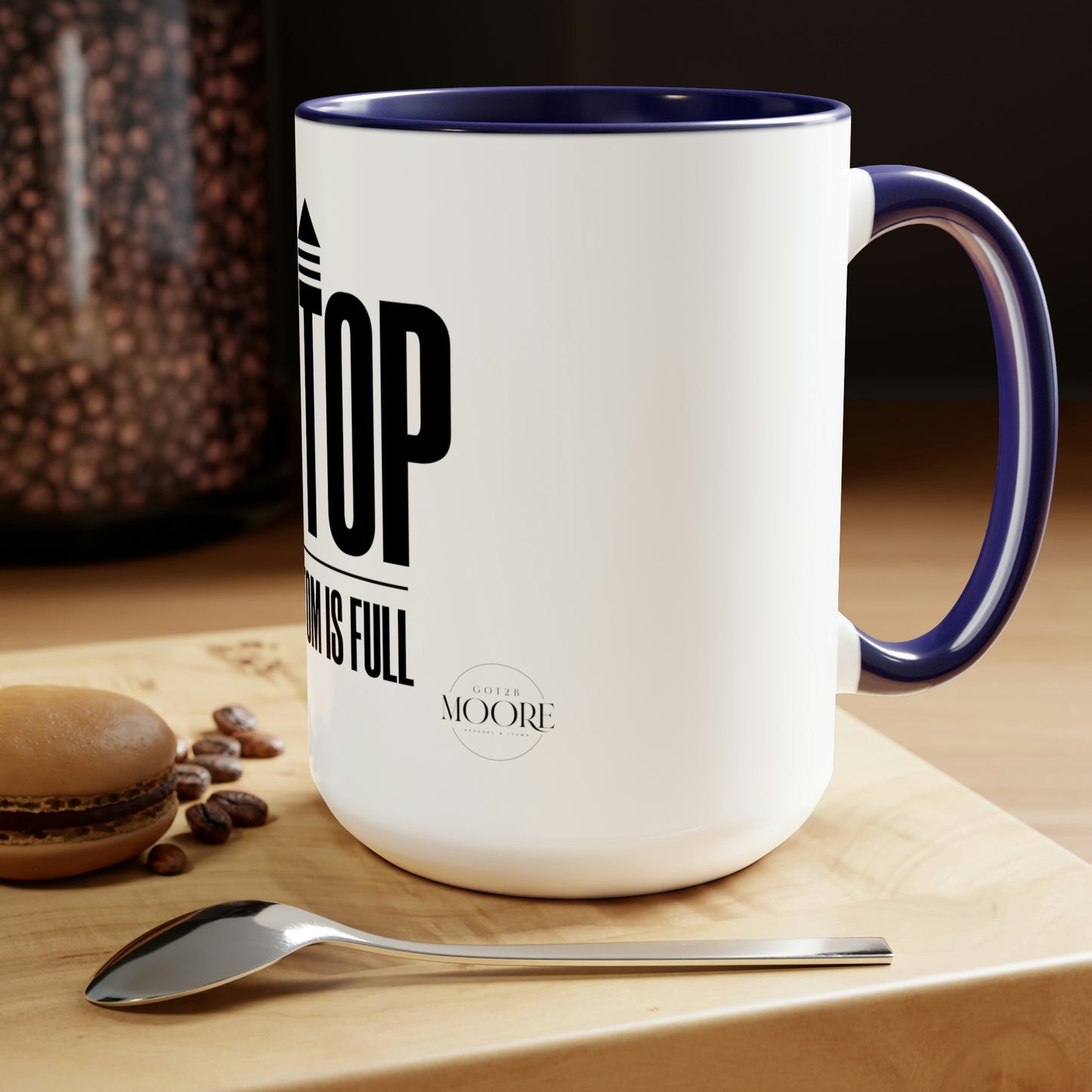 Two-Tone Coffee Mugs, 15oz