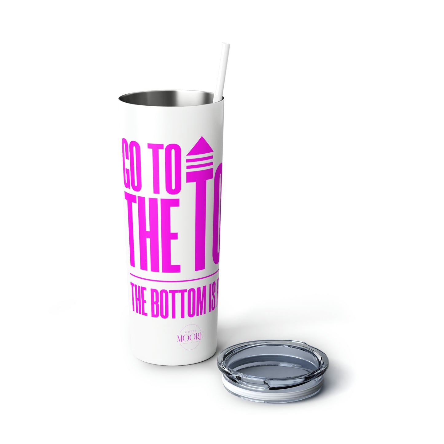 Signature Skinny Steel Tumbler with Straw, 20oz