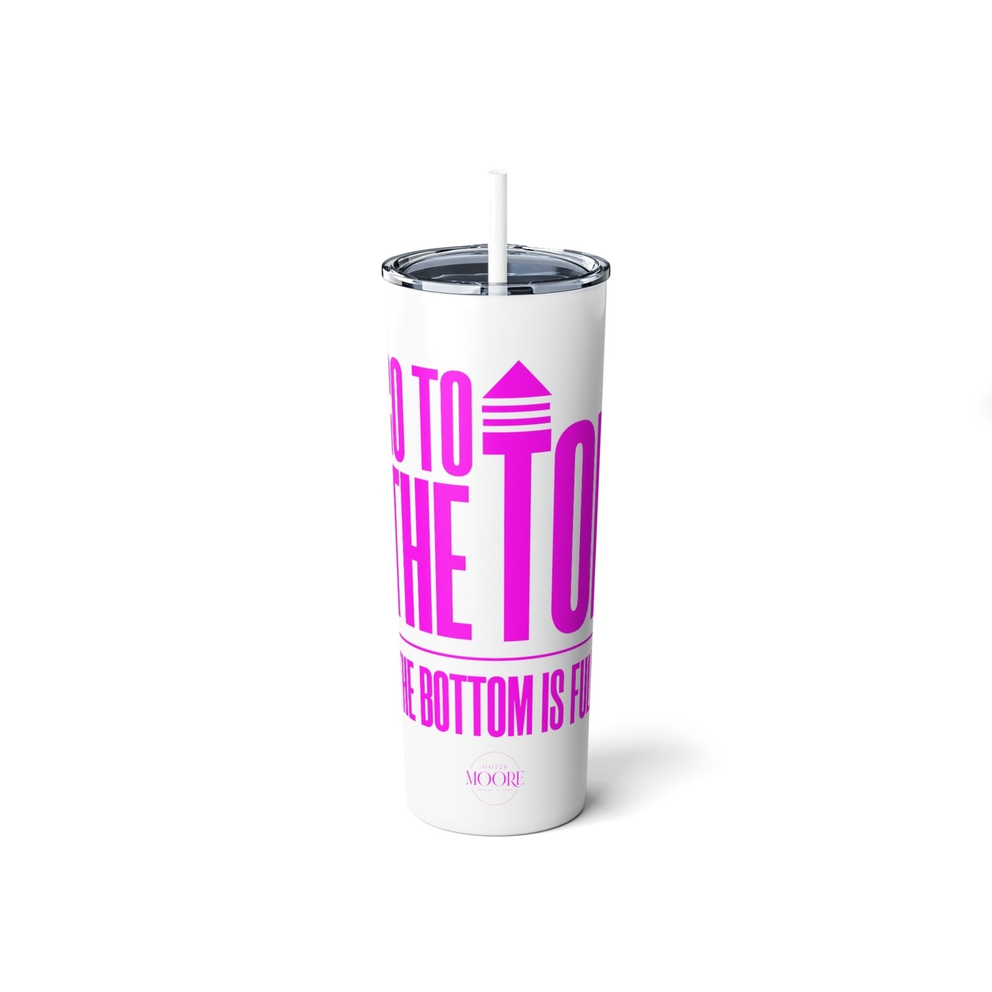 Signature Skinny Steel Tumbler with Straw, 20oz