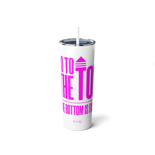 Signature Skinny Steel Tumbler with Straw, 20oz