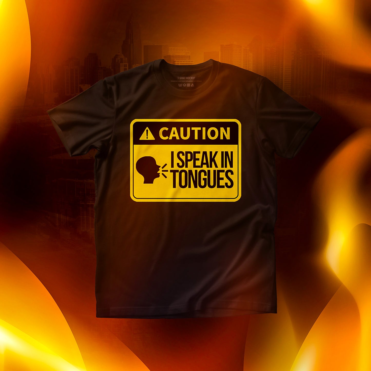 I Speak in Tongues Black T-Shirt