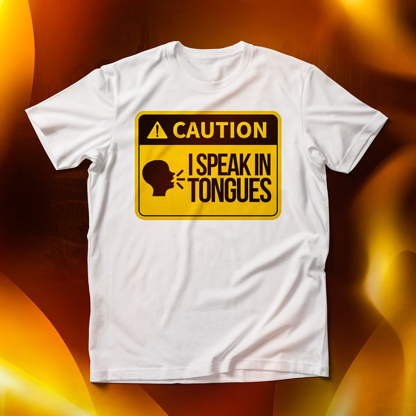 I Speak in Tongues White T-Shirt