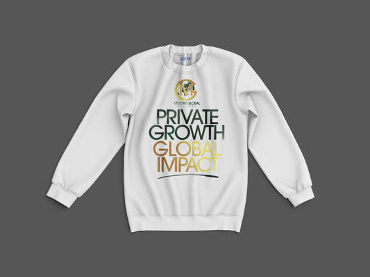 Private Growth White Sweatshirt
