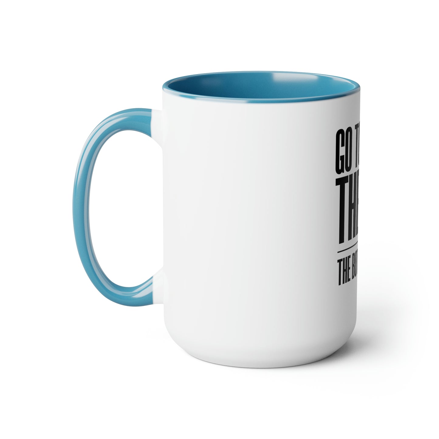 Two-Tone Coffee Mugs, 15oz