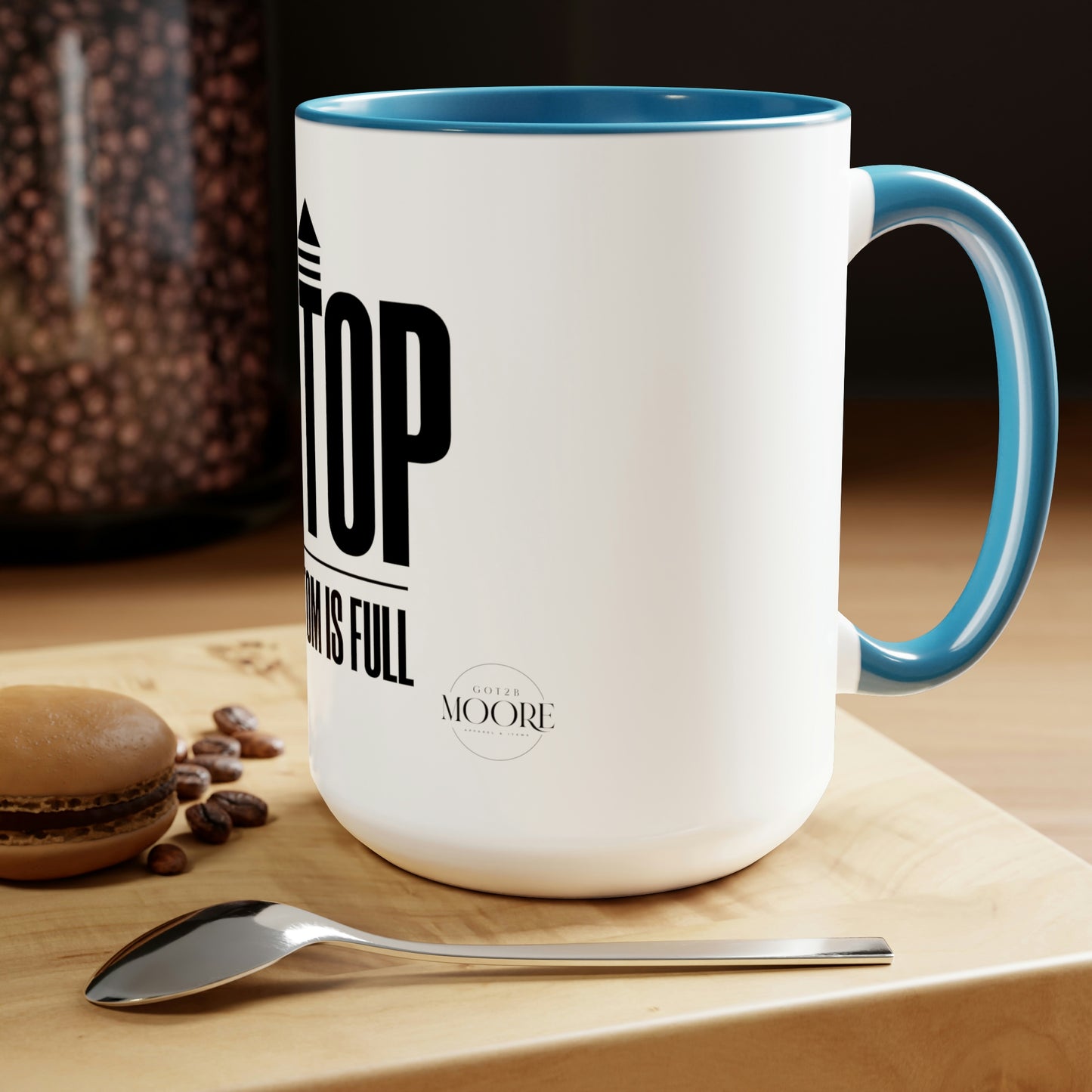 Two-Tone Coffee Mugs, 15oz