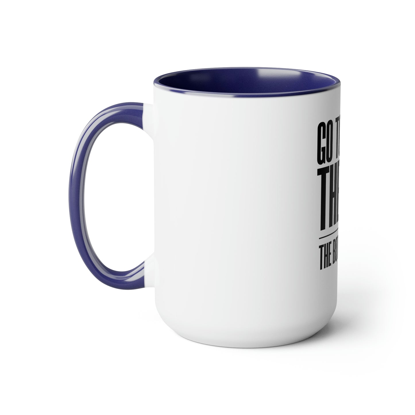 Two-Tone Coffee Mugs, 15oz