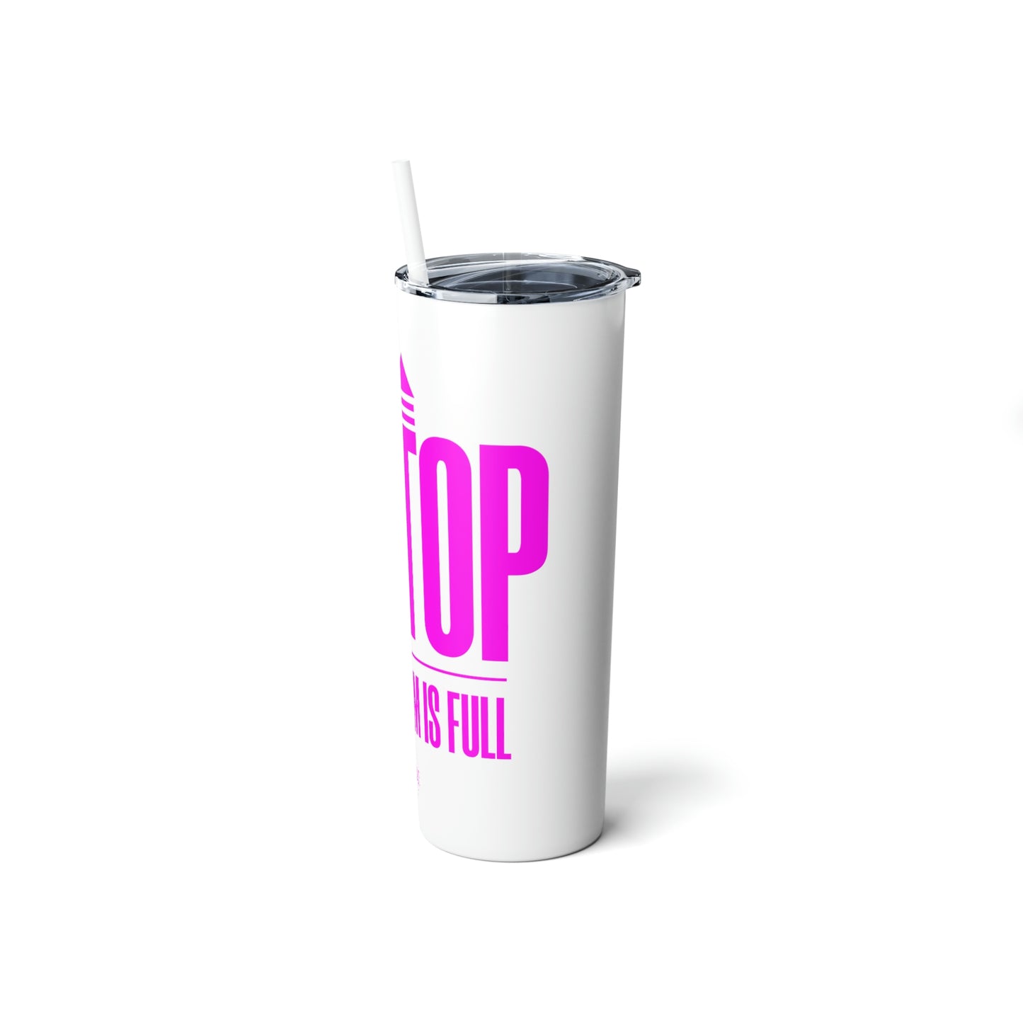Signature Skinny Steel Tumbler with Straw, 20oz